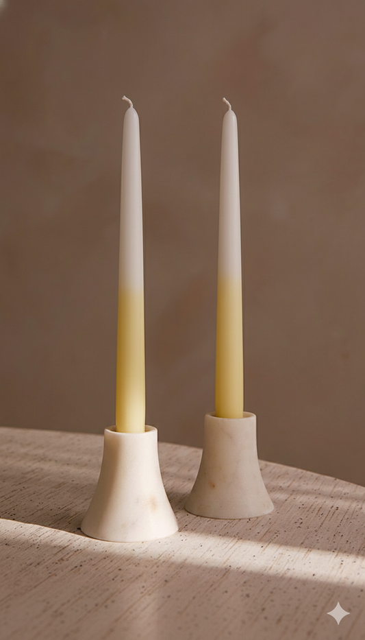 Dip Dye Spitzkerzen - verschiedene Farben