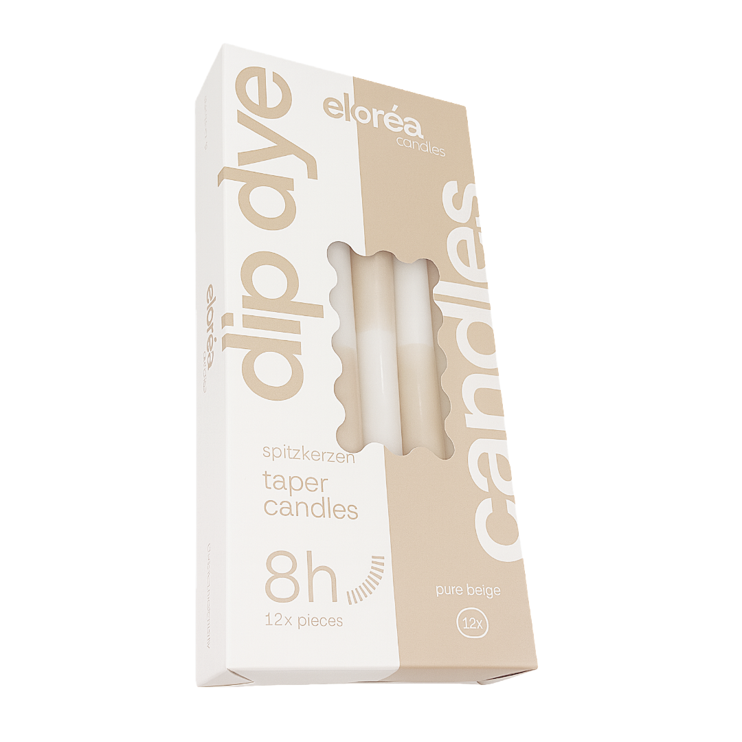 Dip Dye Spitzkerzen - verschiedene Farben