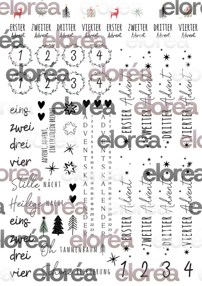 Kerzensticker DIN A4