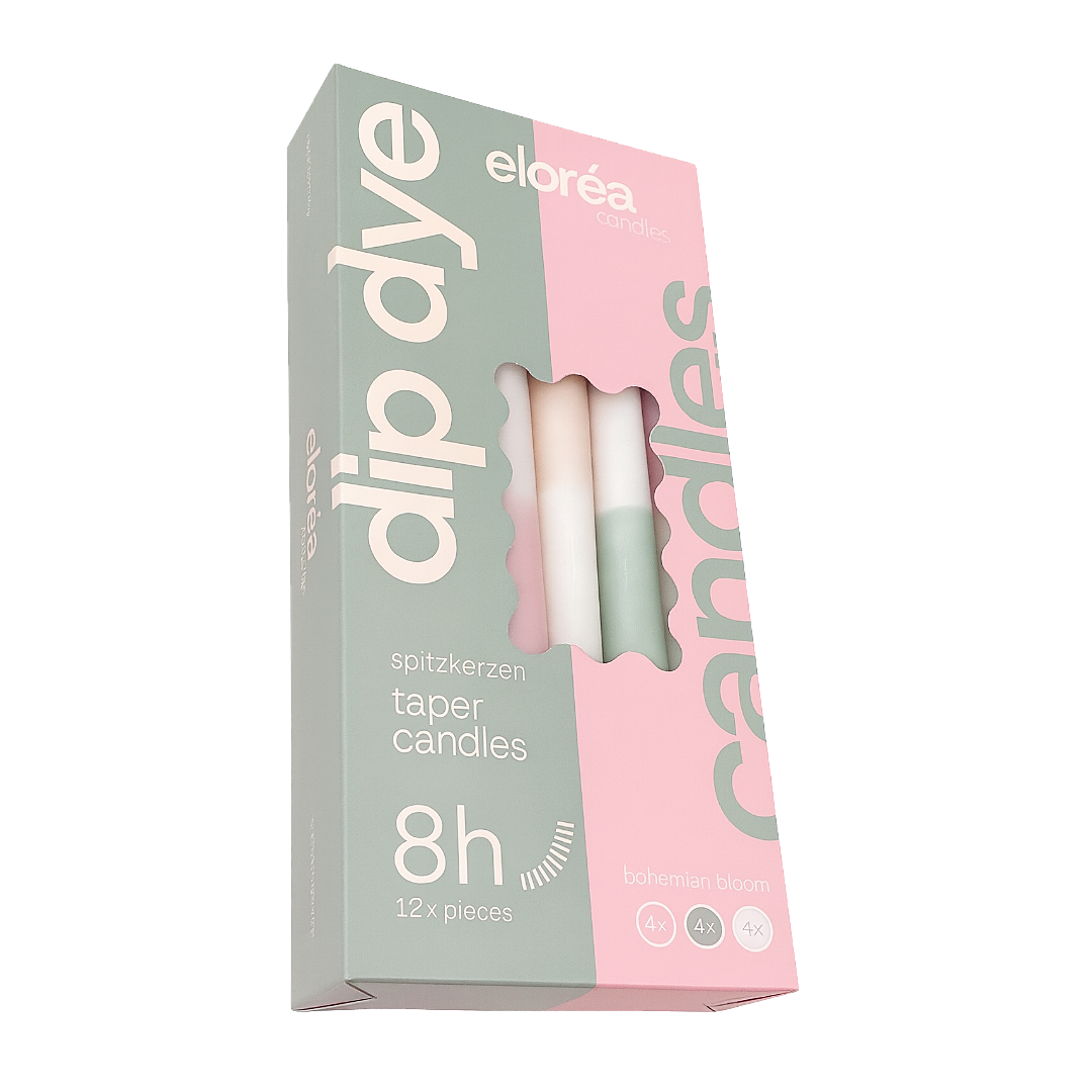 Dip Dye Spitzkerzen - verschiedene Farben