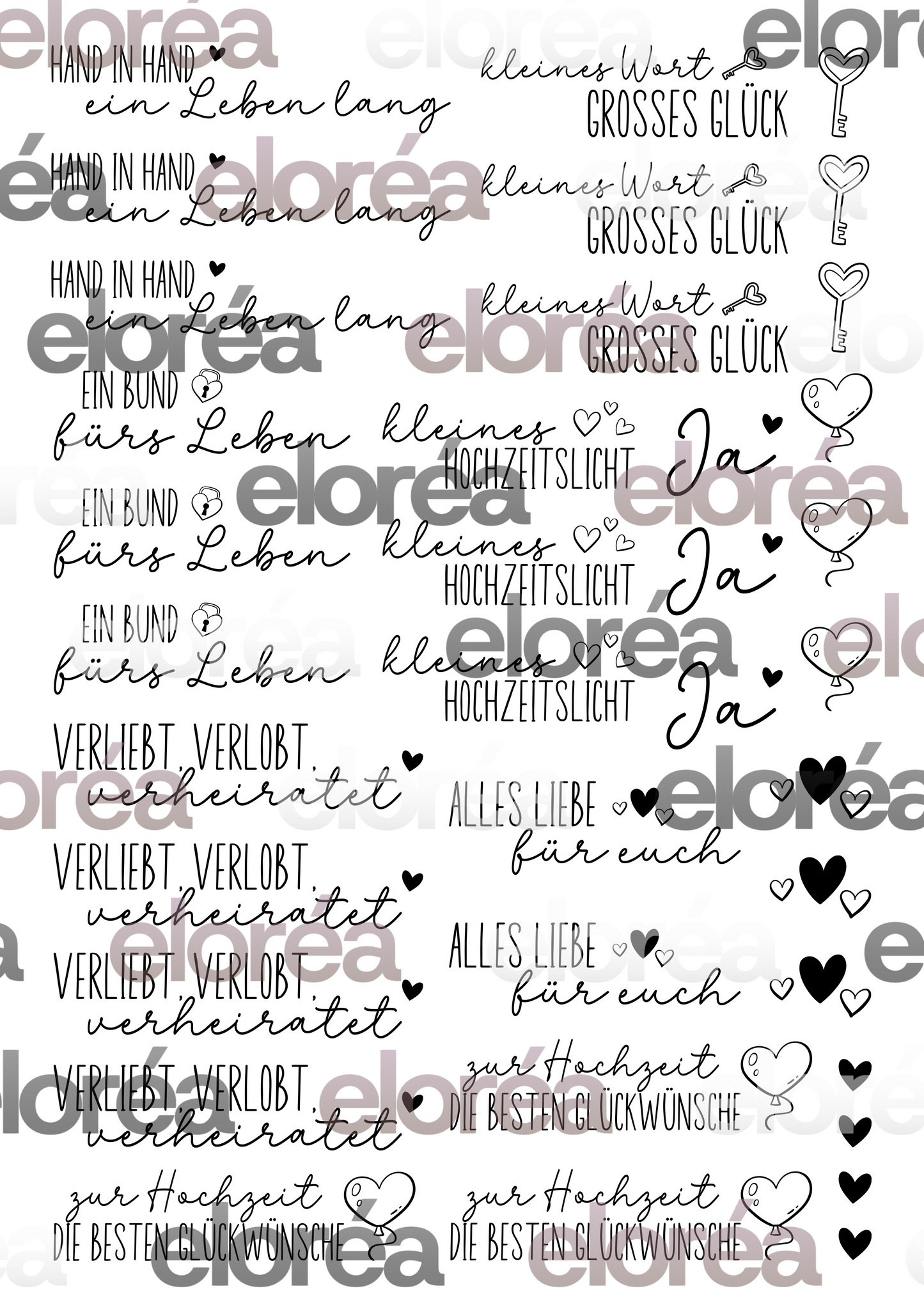 Kerzensticker DIN A4