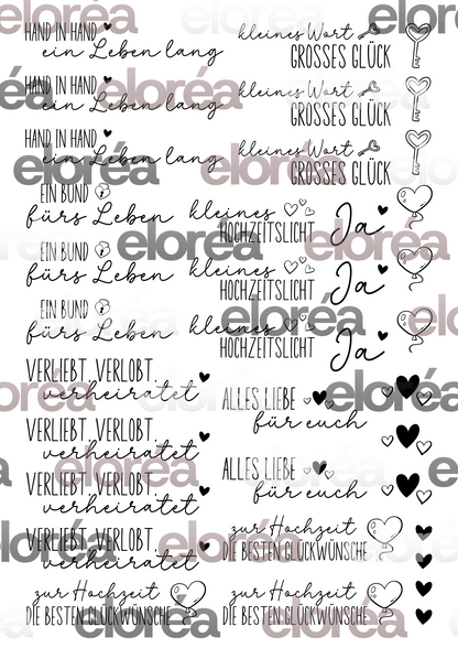 Kerzensticker DIN A4