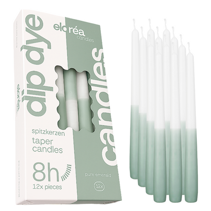 Dip Dye Spitzkerzen - verschiedene Farben