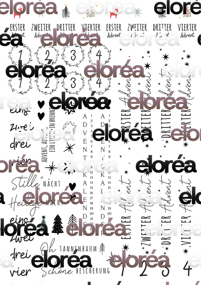 Kerzensticker 2x DIN A5