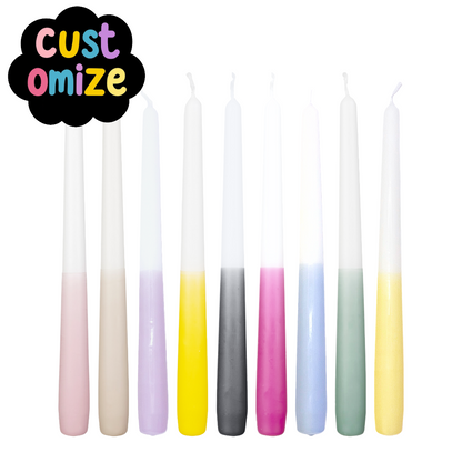 Dip Dye Spitzkerzen – Erstelle dein eigenes Set