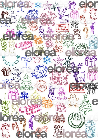 Kerzensticker DIN A4