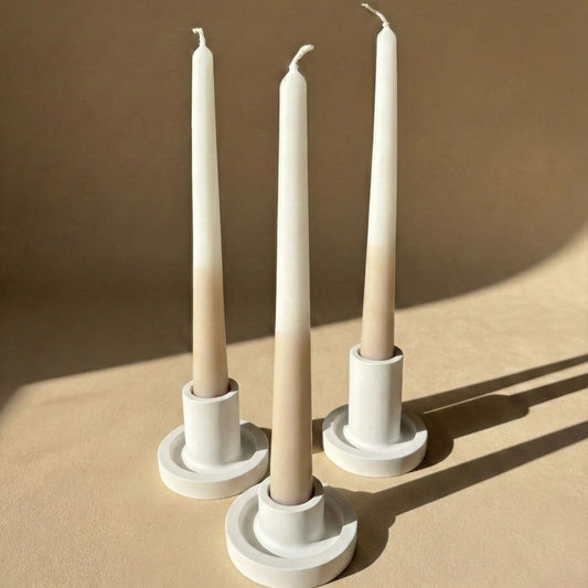 3er Set Handmade Kerzenhalter