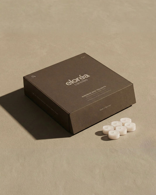 Nachhaltige Raps-Teelichte